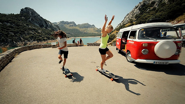 Endless Roads, Juan Rayos, trip, longboard girls crew, longboard, skate, VW, cool, friendship, skate, longboard girls