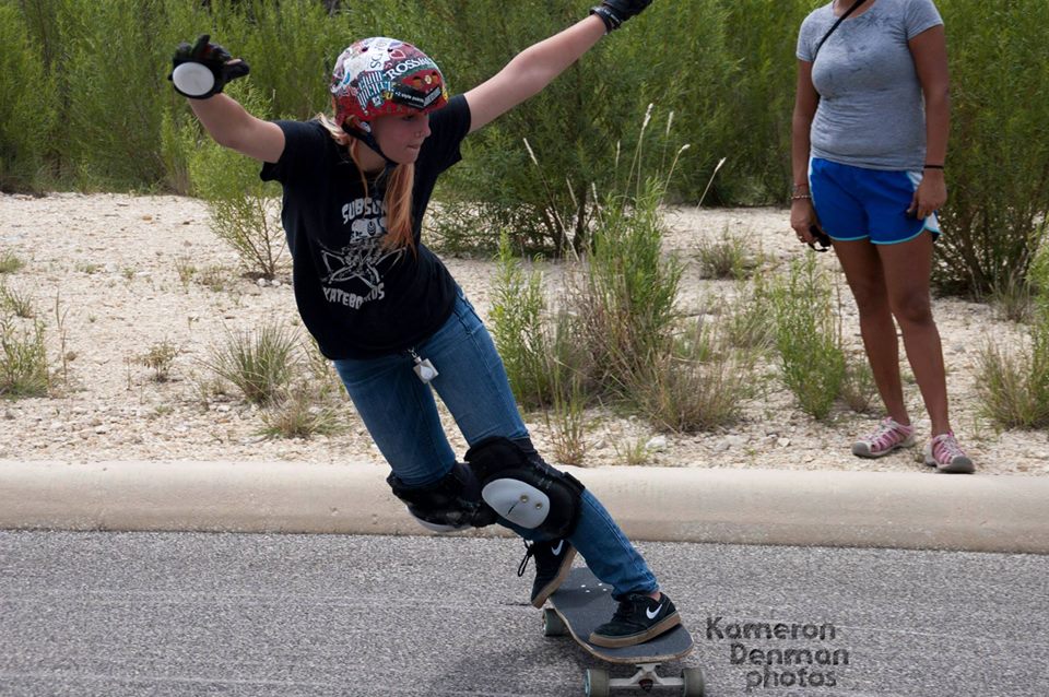 longboard girls crew, longboard, girl, skate, texas, usa, slide, skate trip, Hannah Matetzschk