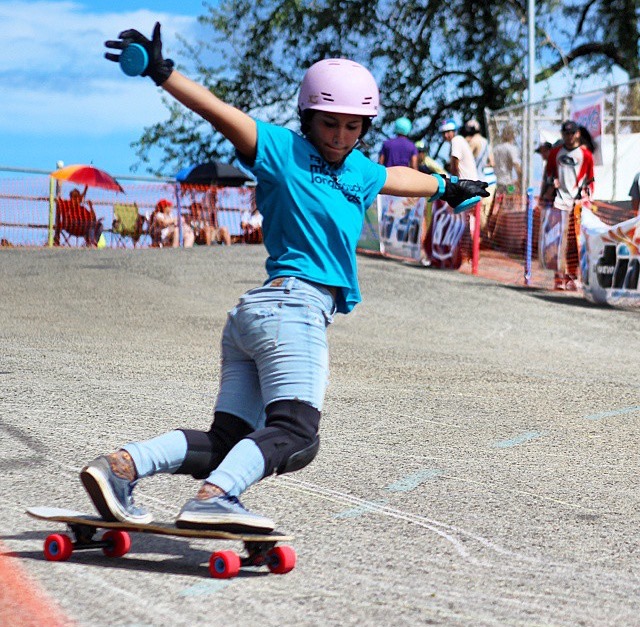 keyla dennise, puerto rico, longboard girls crew, slide, rad, cool, island, rad women, women power, skate, longboarding
