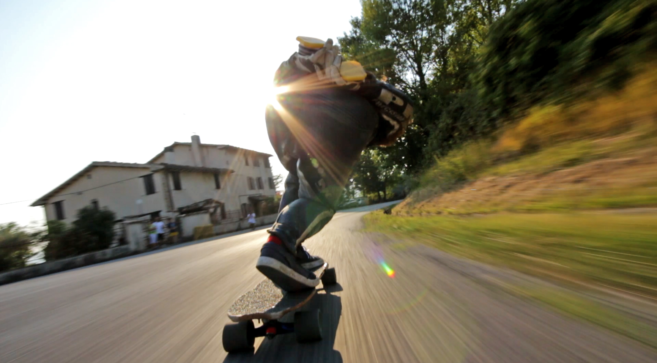 rachel bagels, verdicchio, longboard girls crew, longboarding, skateboarding, downhill, women, strong, cool, rad. race, fast, sun, sunset, landyatchz, italy