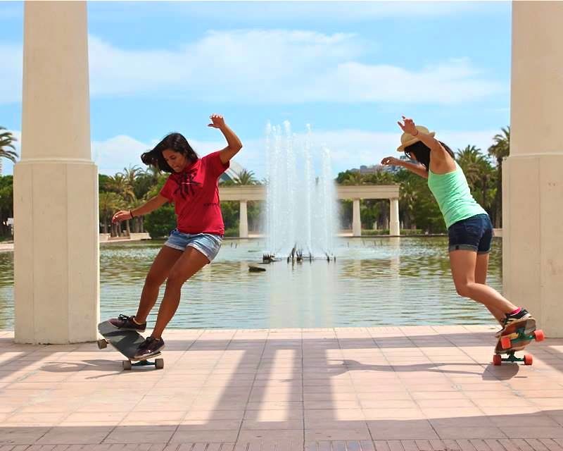 Neena Schueller & Cindy Zhou in Spain